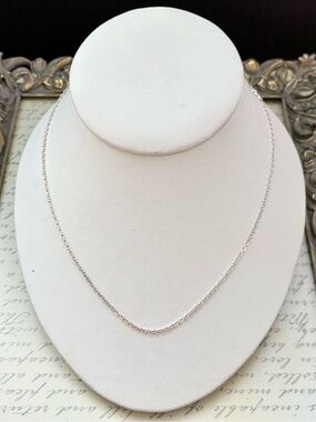Sterling Silver Classic Cable Chain Necklace - 24”
